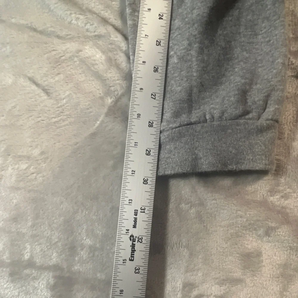 Nike Boys Pants Small Gray Fleece Athletic Swoosh Logo Jogger
